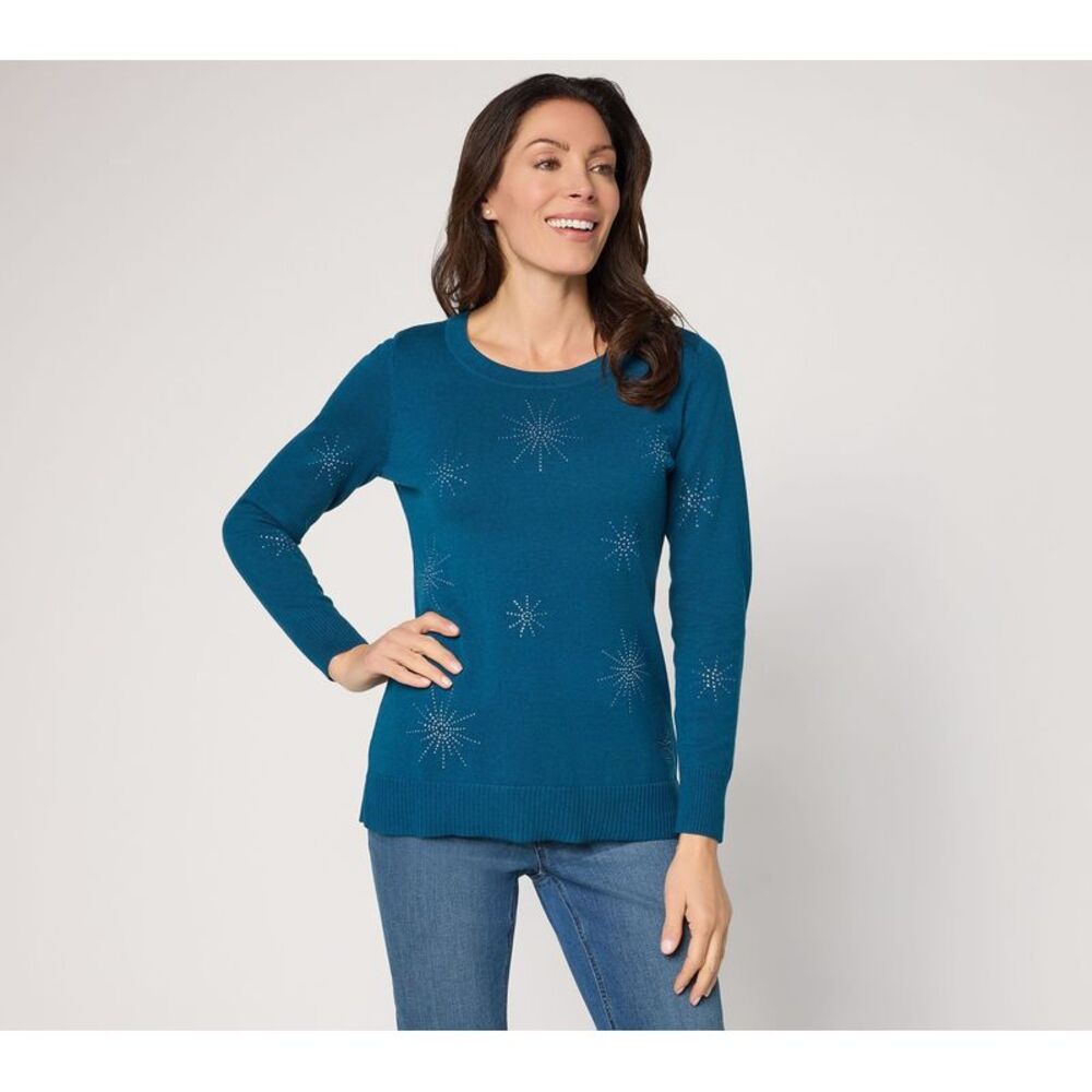 SUNNYLiFE Women's Top Sweater Sz M Make Your Selection: Belle by Kim Blue